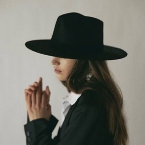 Janessa Leone Korin Wool Fedora